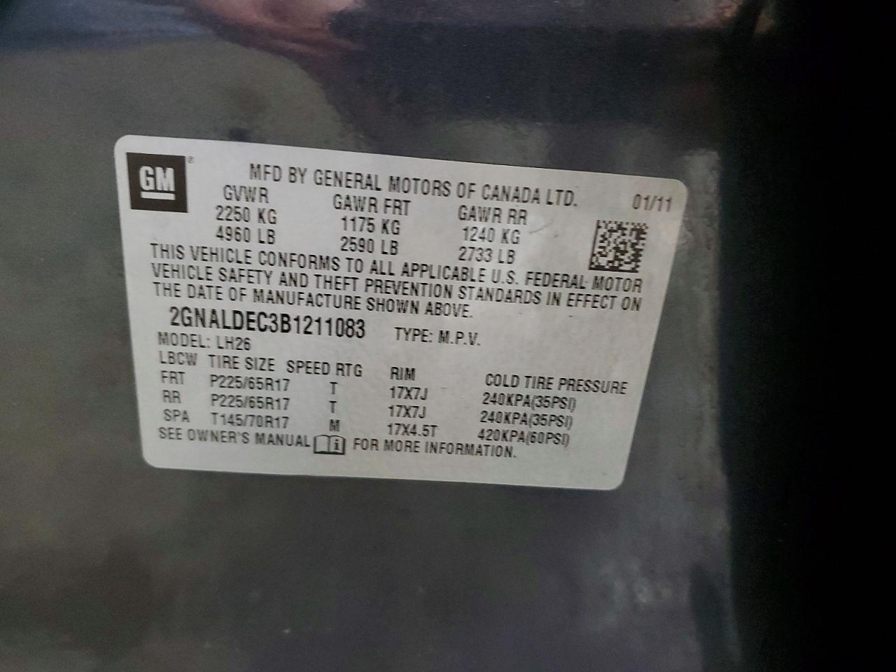 Chevrolet Equinox Lt