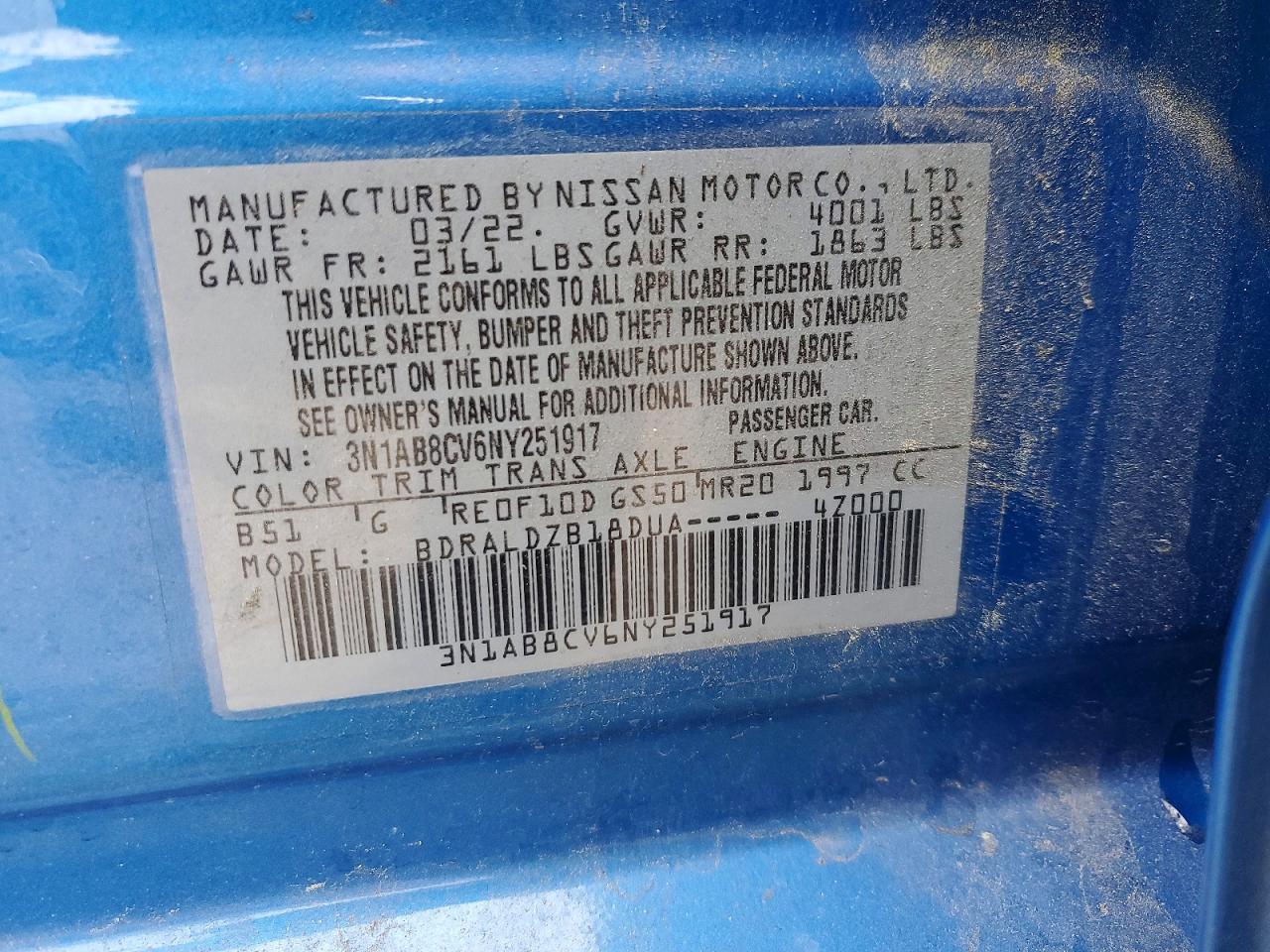 Nissan Sentra Sv