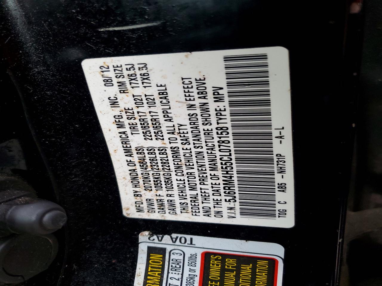 Honda Crv Ex