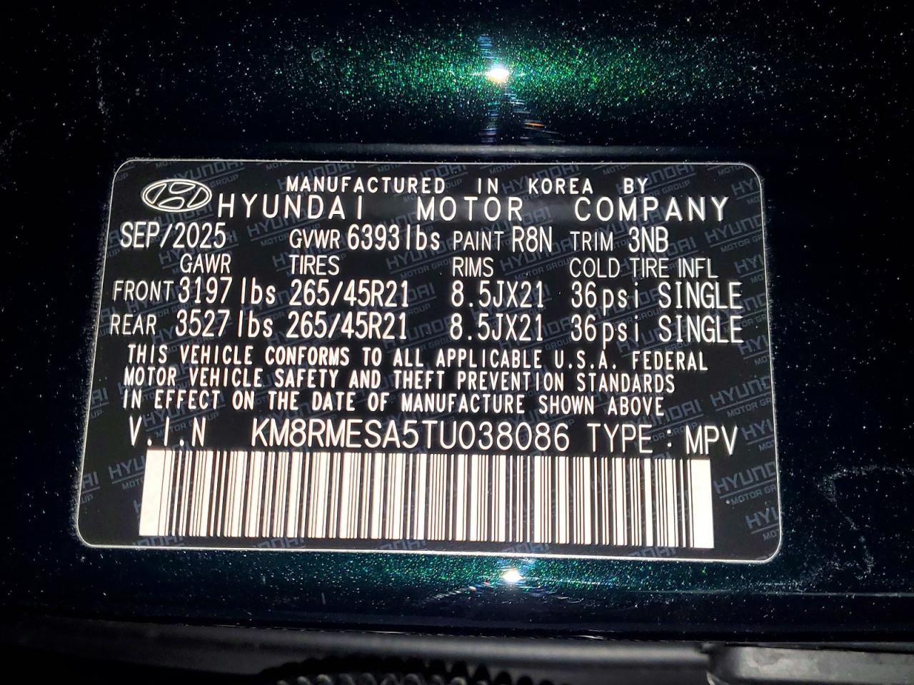 Hyundai PALISADE Calligraphy
