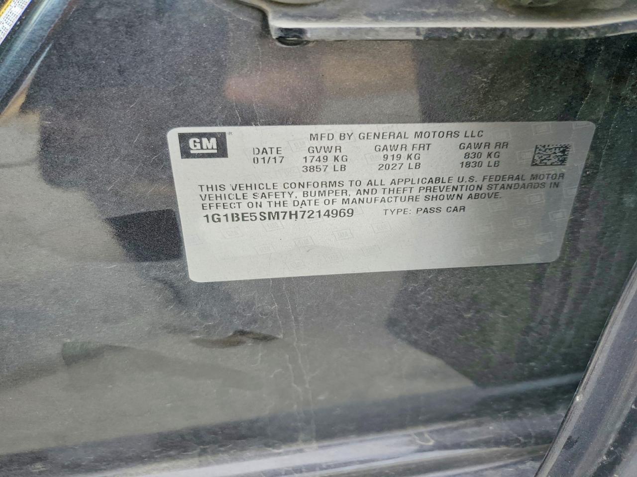 Chevrolet Cruze Lt