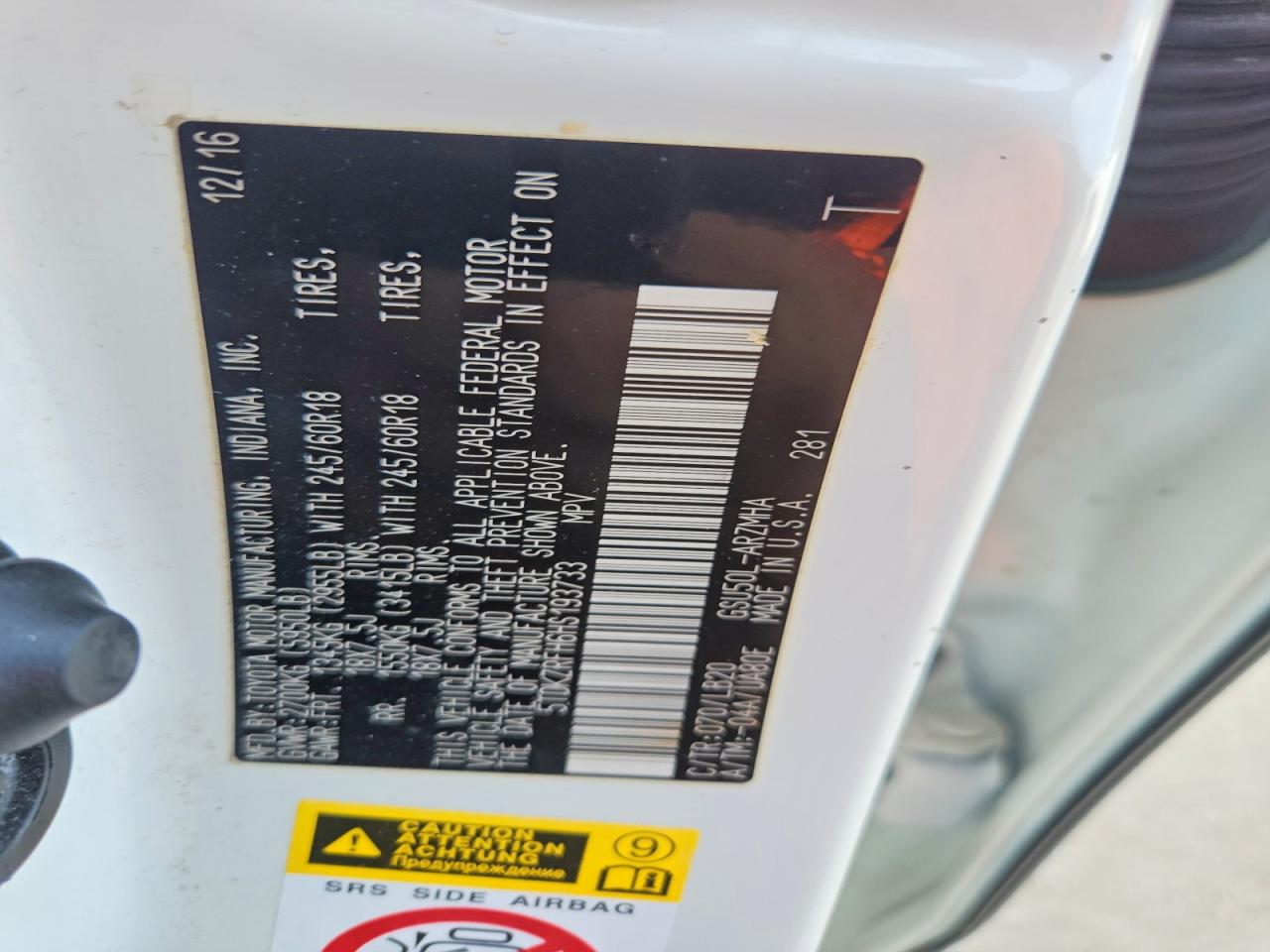 Toyota Highlander Xle