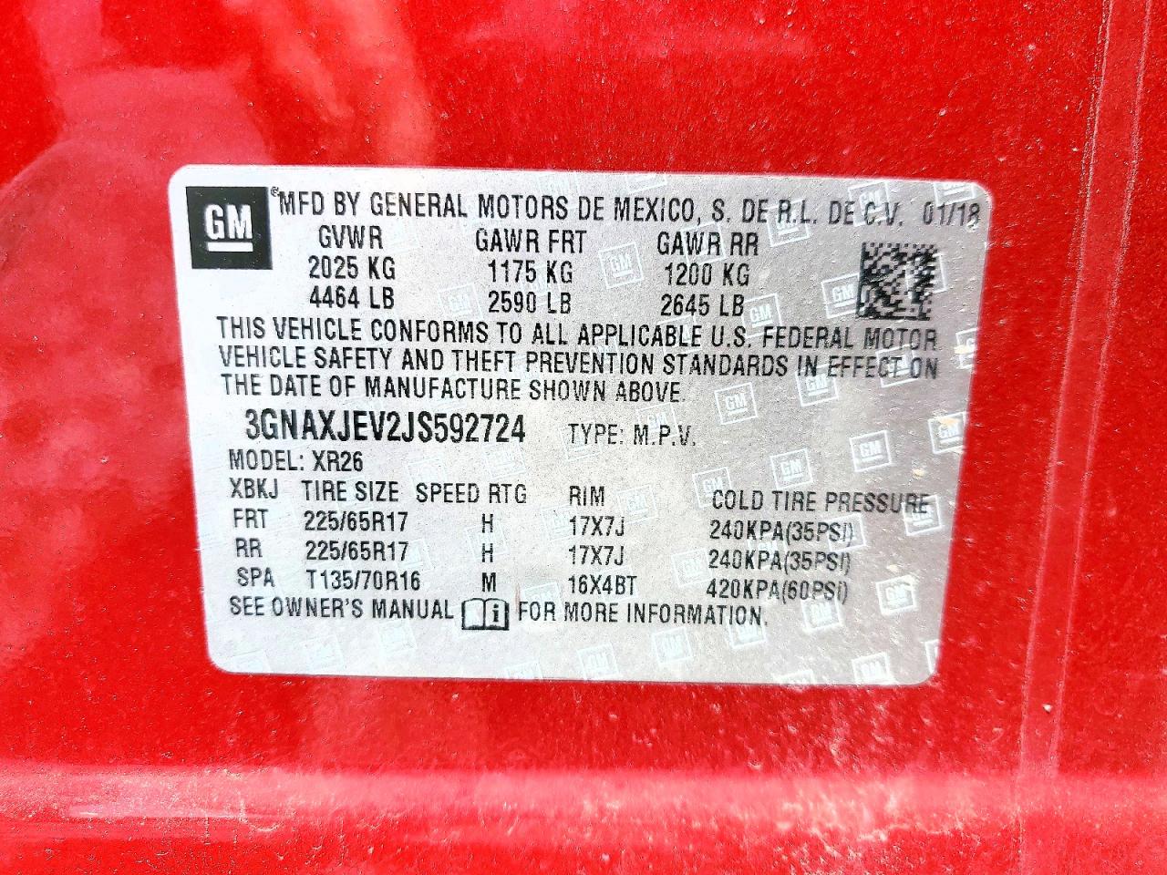 Chevrolet Equinox Lt