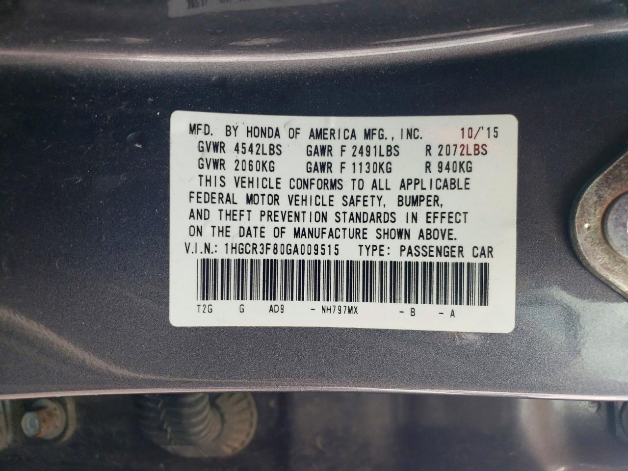 Honda Accord Exl