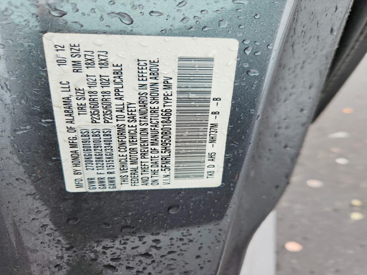 Honda Odyssey Touring