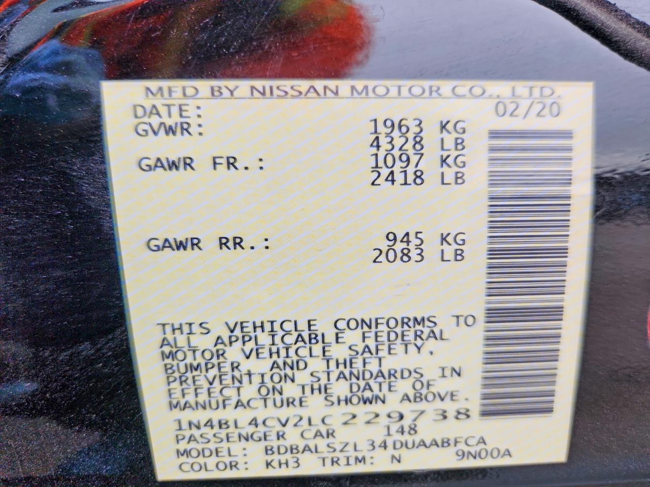 Nissan Altima Sr