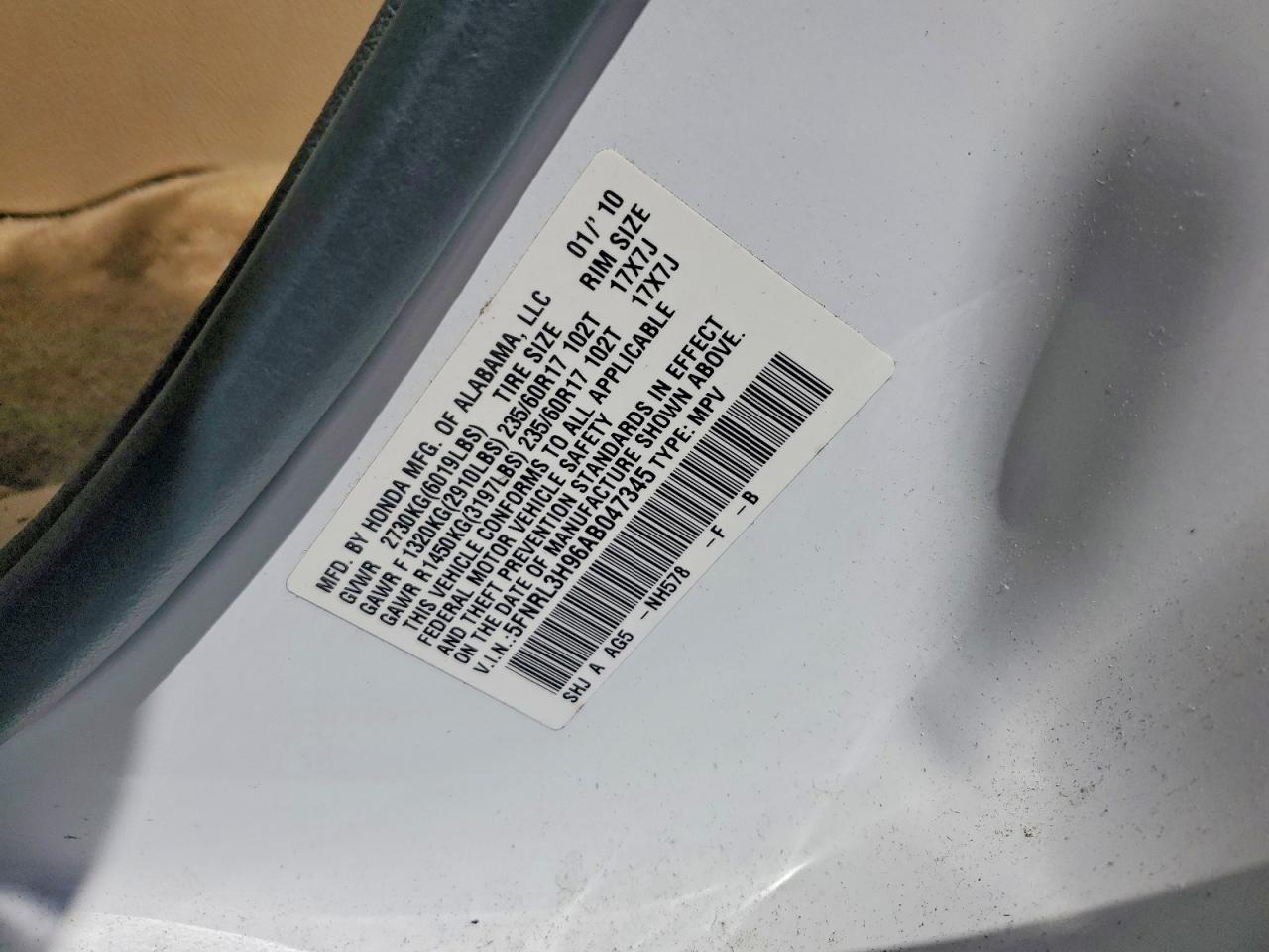 Honda Odyssey Touring