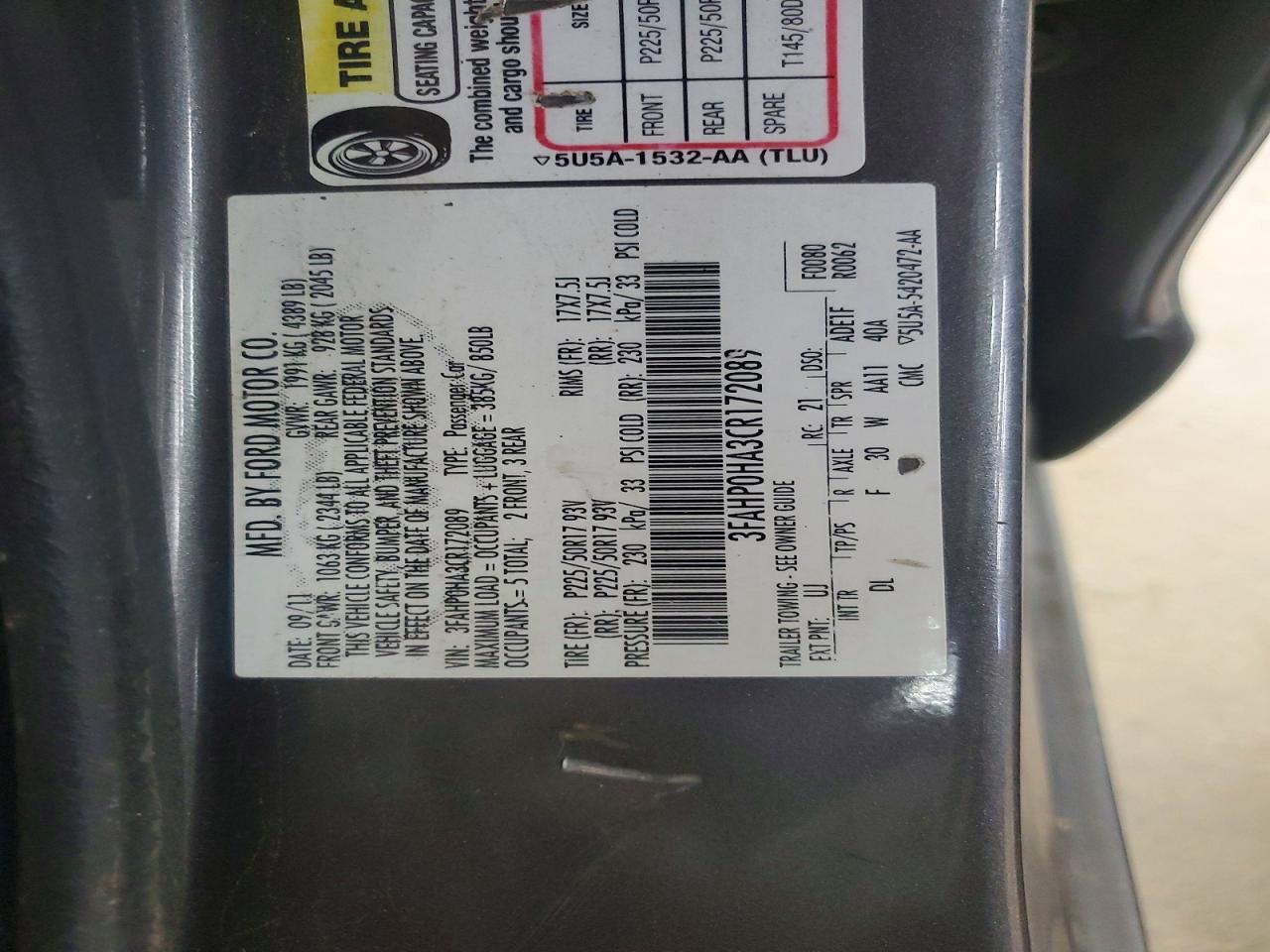 Ford Fusion Se