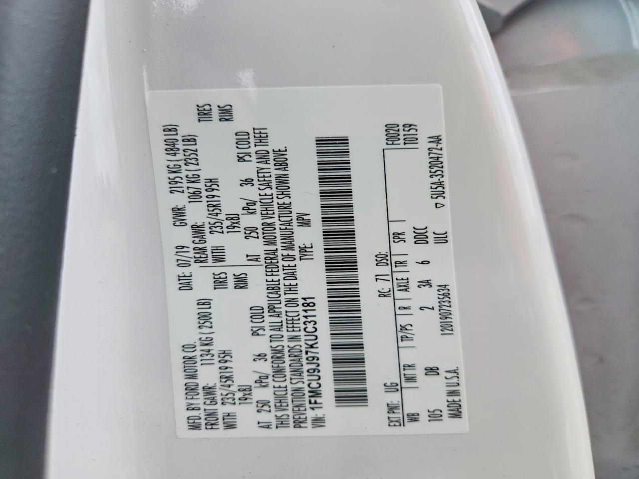 Ford Escape Titanium