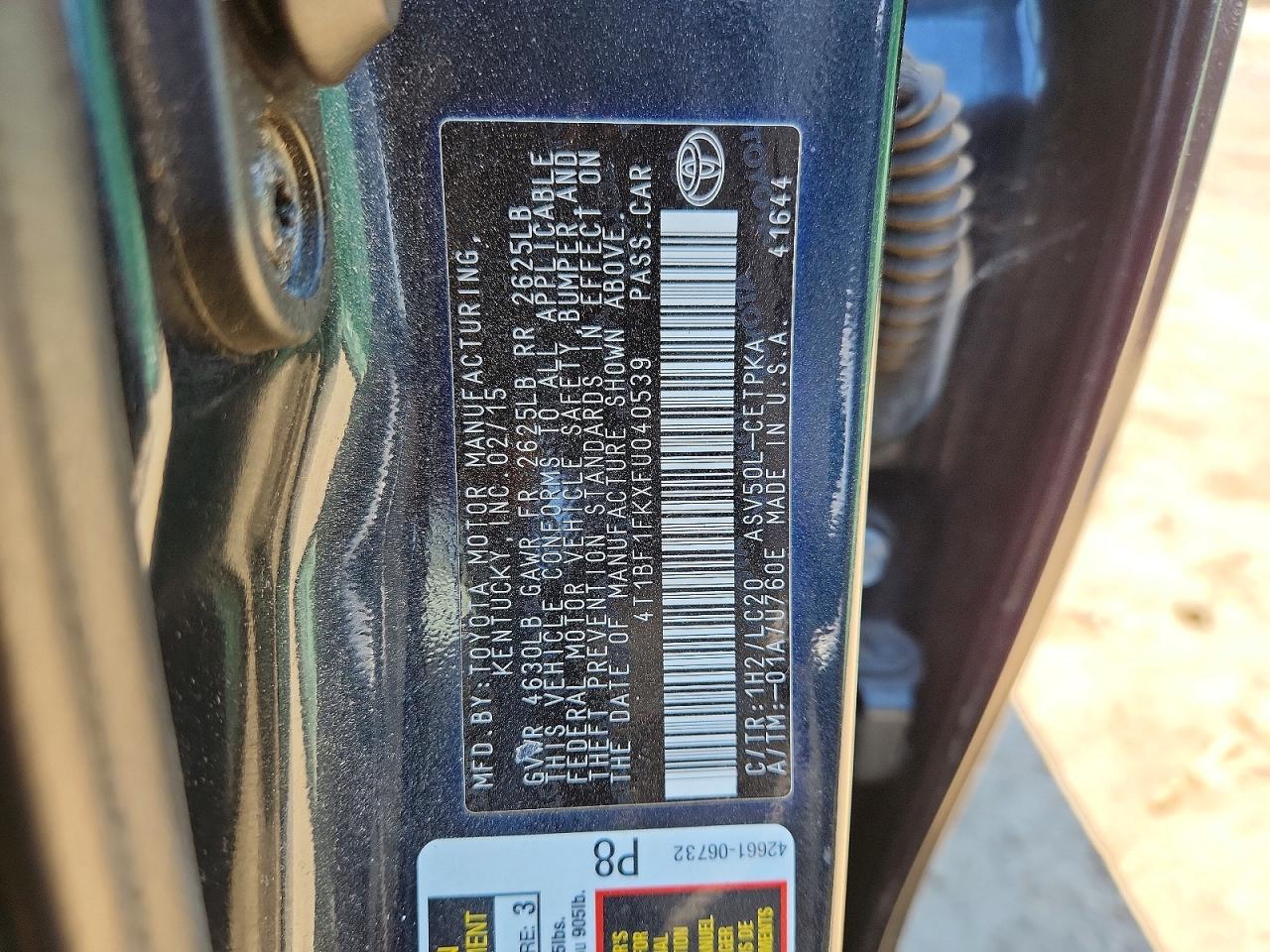 Toyota Camry Xse