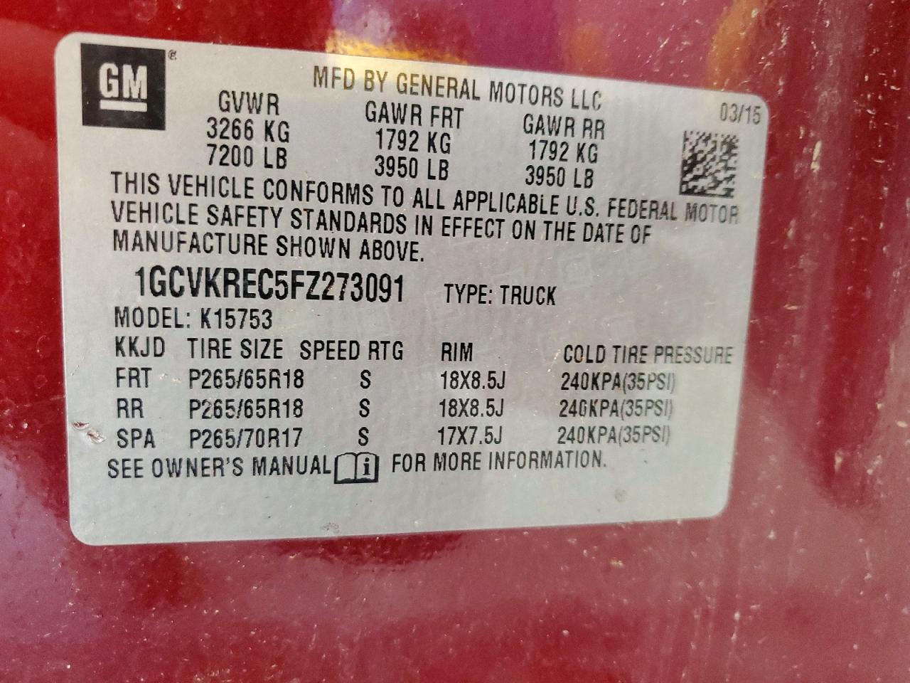 Chevrolet Silverado K1500 Lt