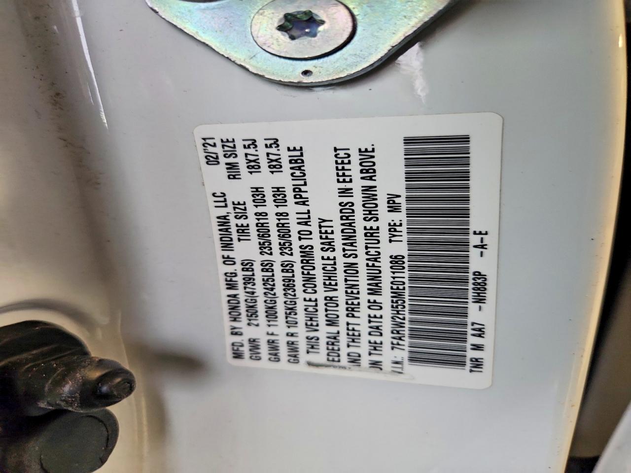 Honda Crv Ex