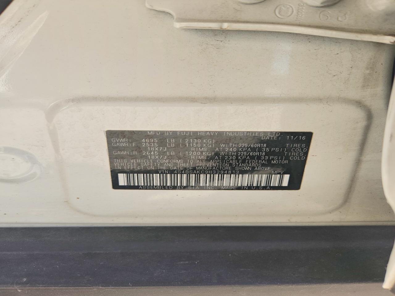 Subaru Outback 2.5i Limited