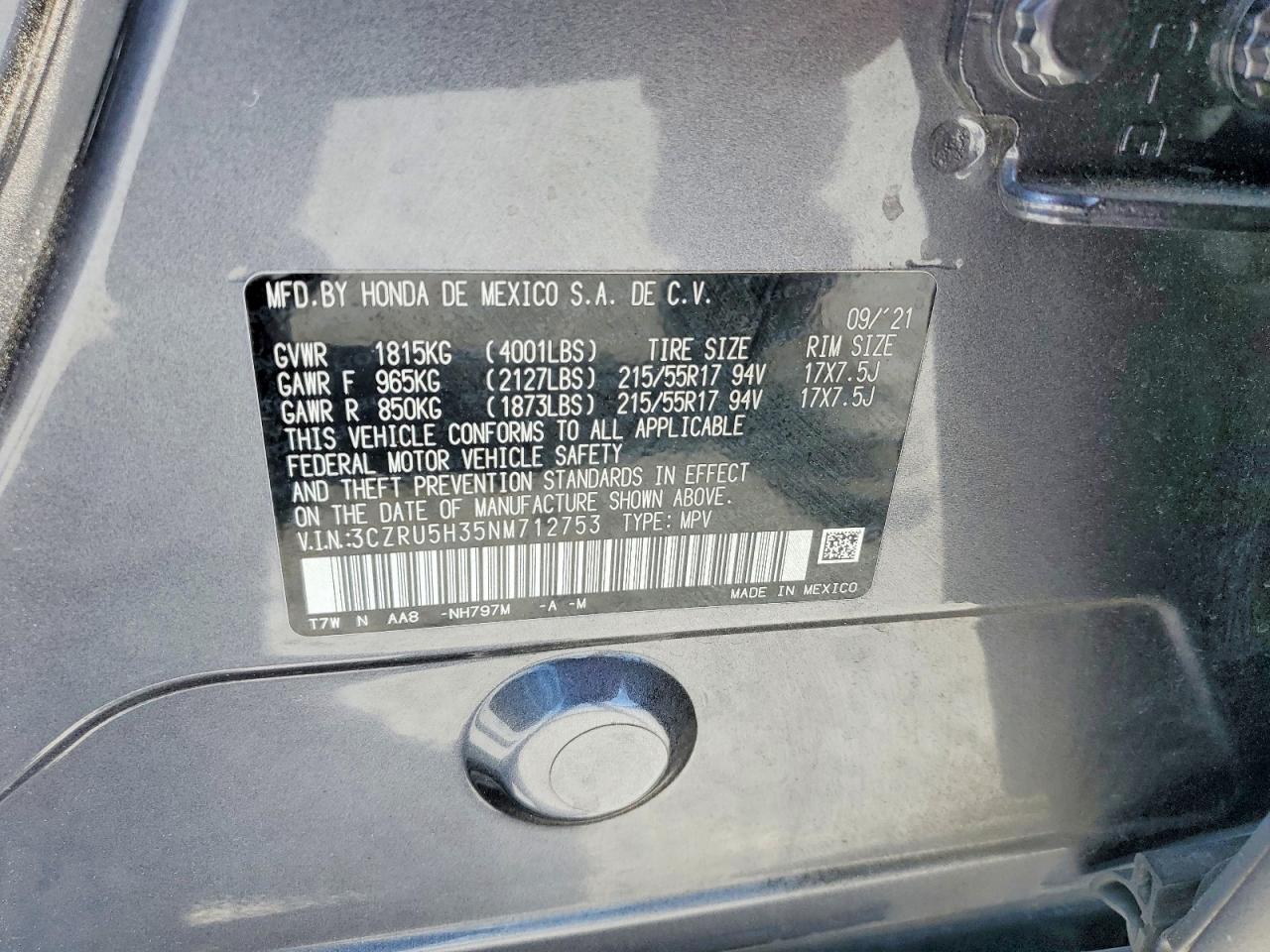 Honda HR-V Lx