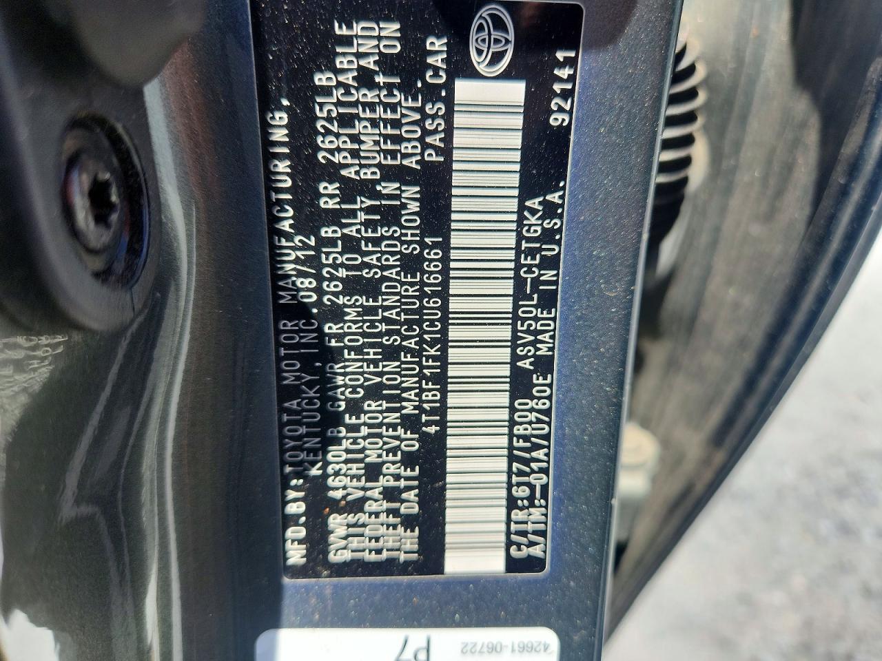 Toyota Camry Xle