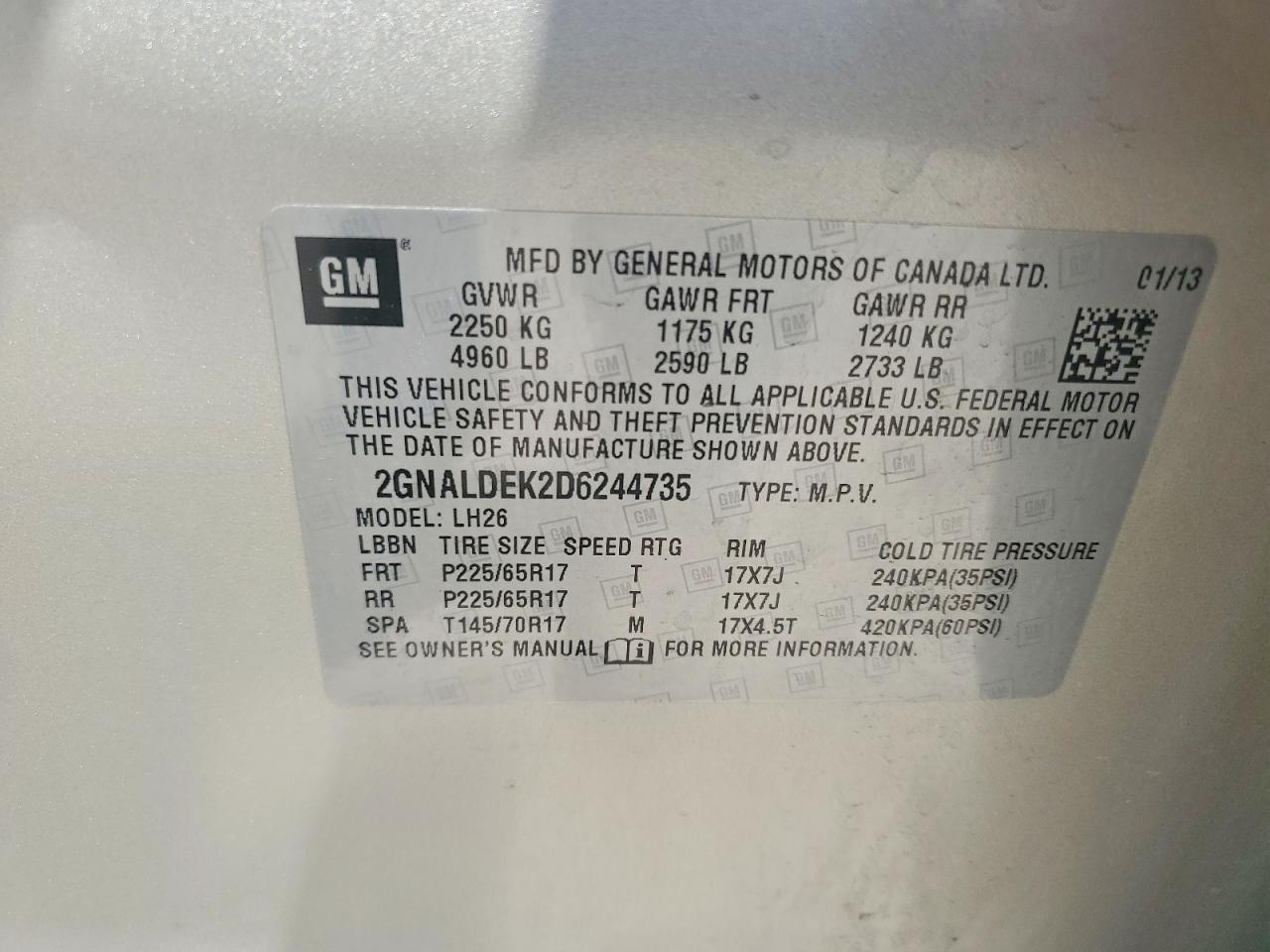 Chevrolet Equinox Lt