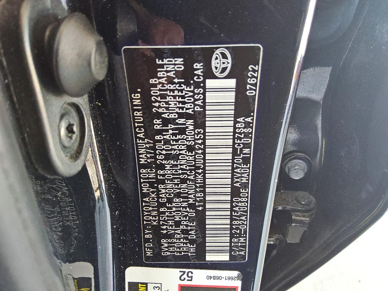 Toyota Camry Se