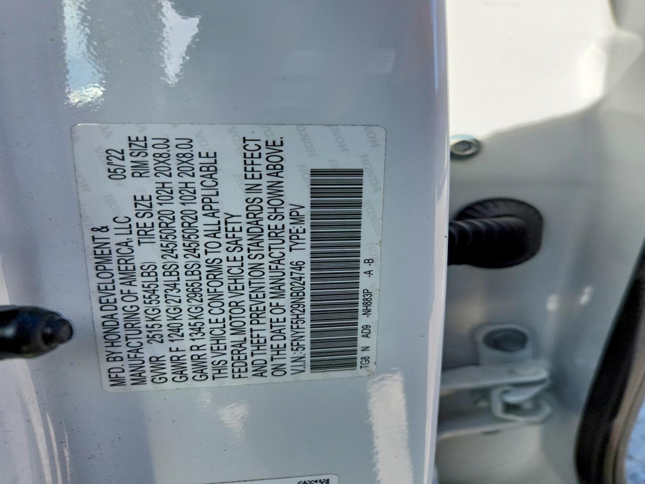 Honda Pilot Se