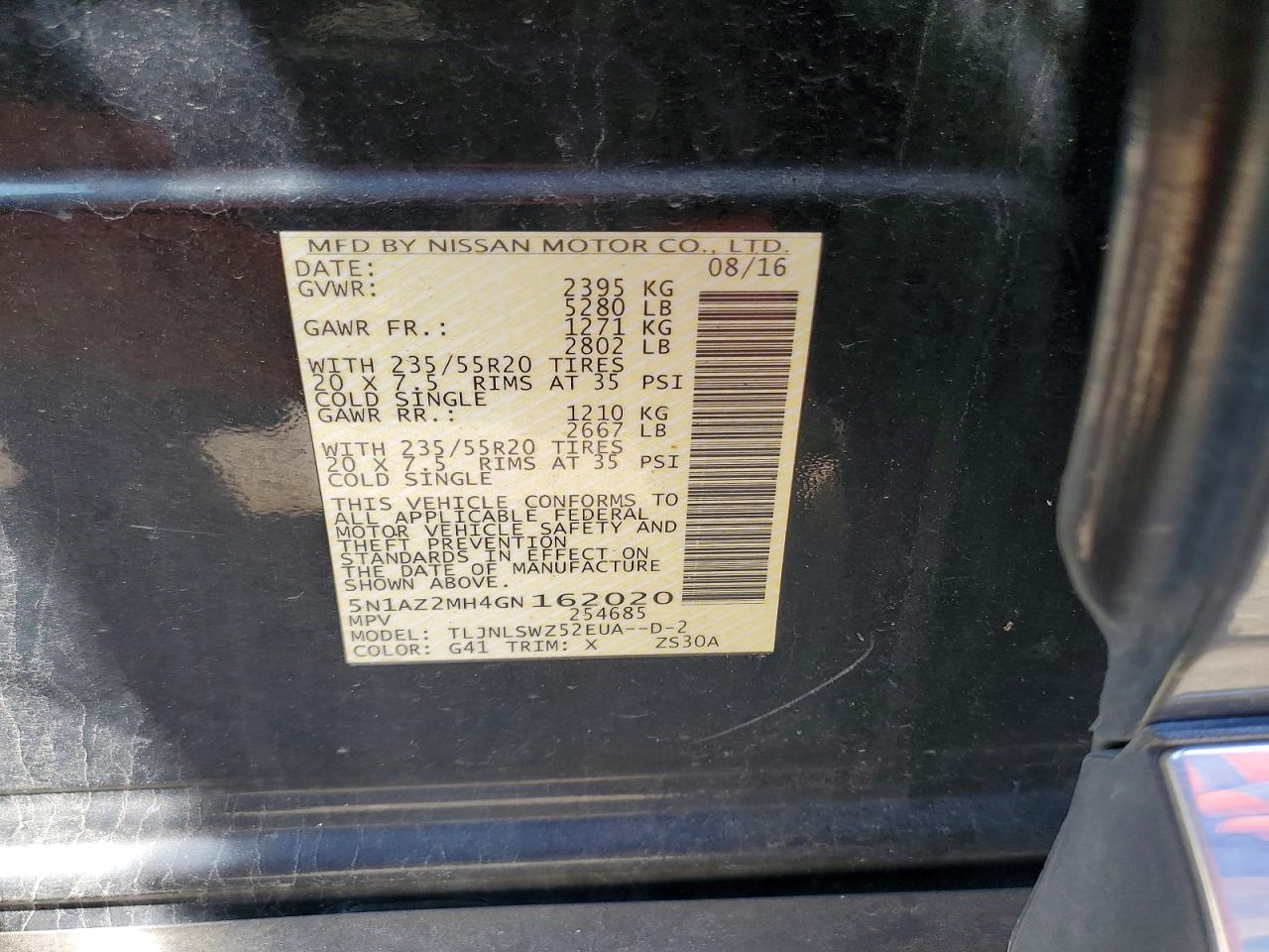 Nissan Murano Platinum