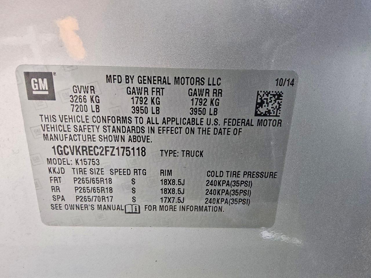 Chevrolet Silverado K1500 Lt