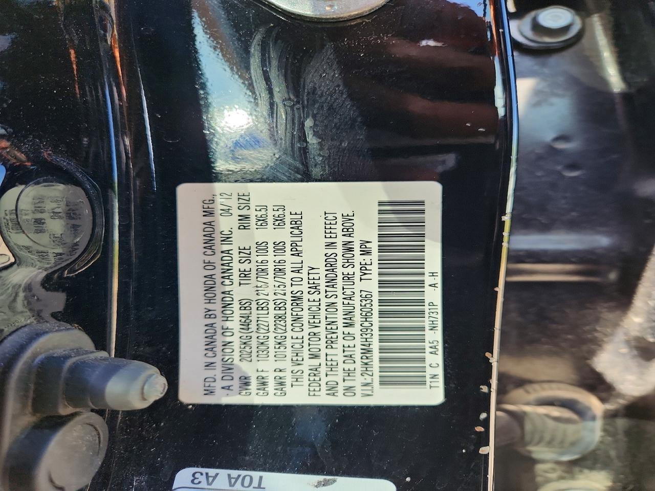 Honda Crv Lx