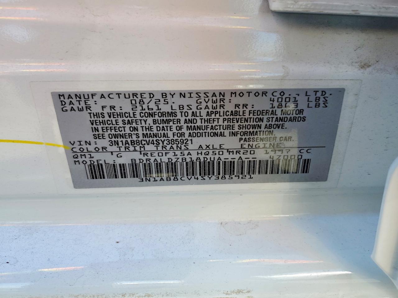 Nissan Sentra Sv