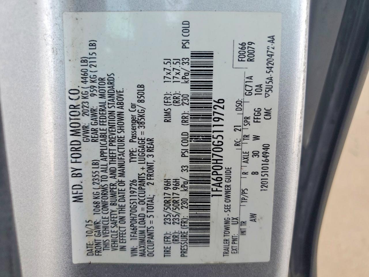 Ford Fusion Se