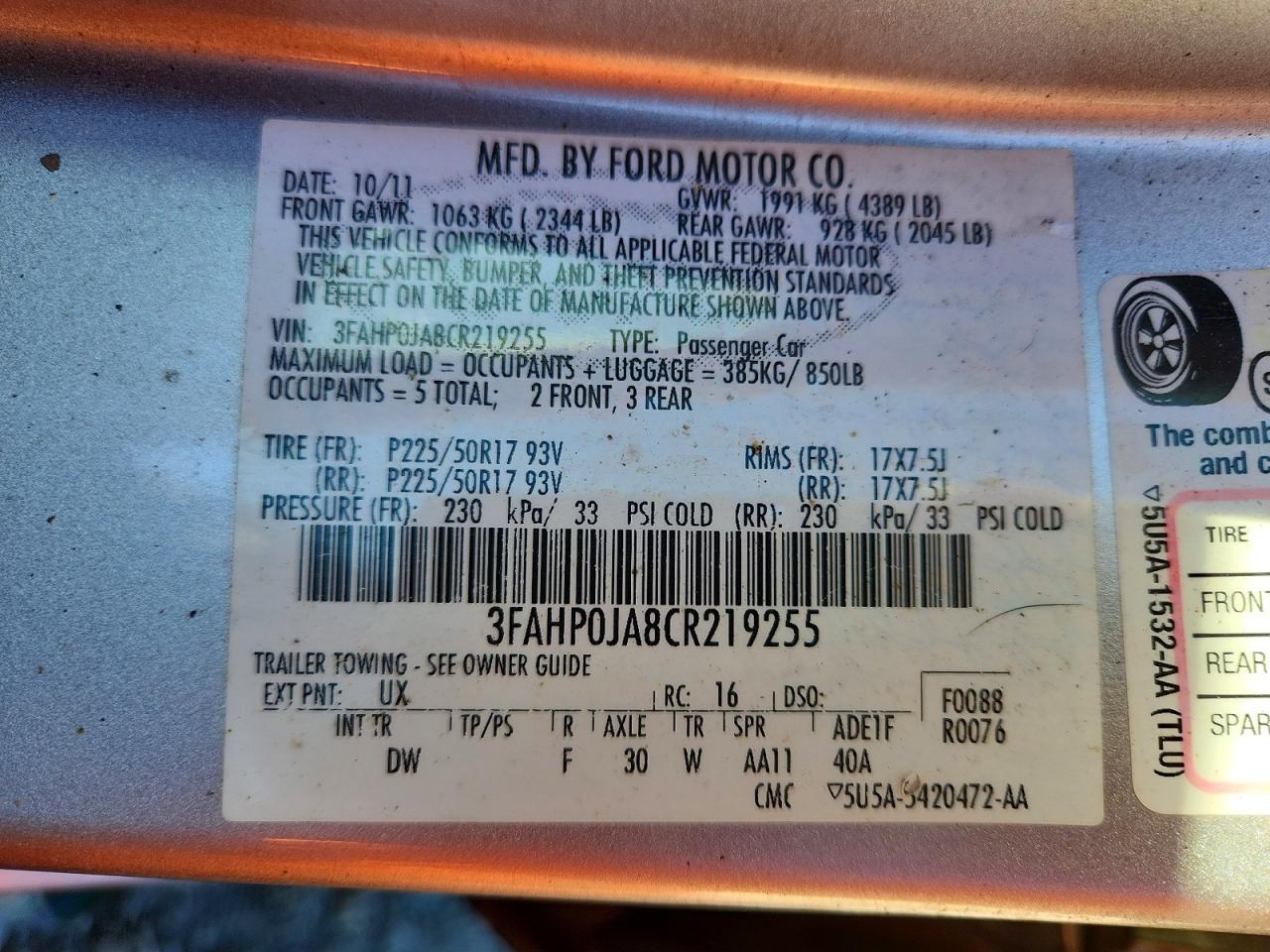 Ford Fusion Sel