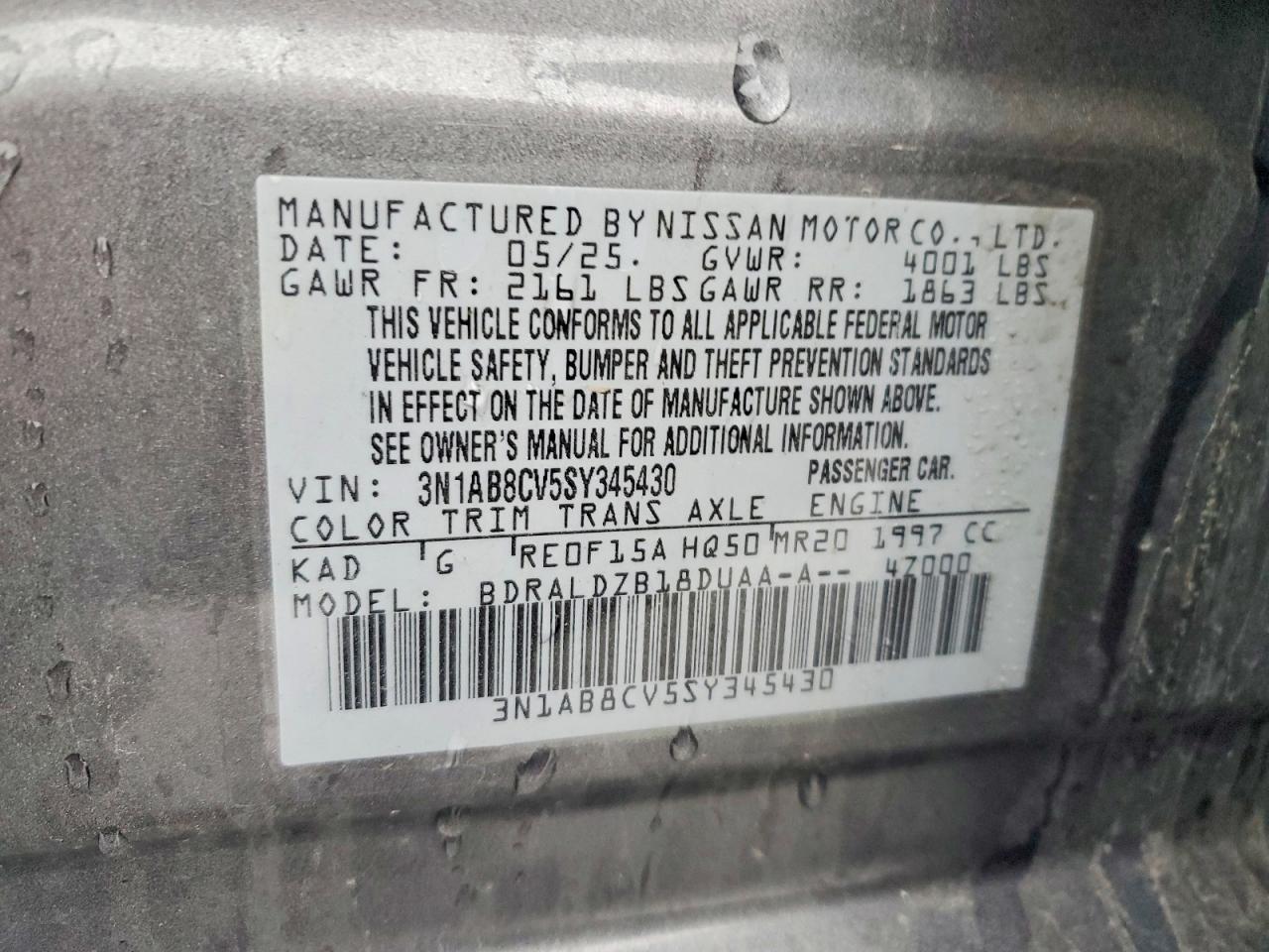 Nissan Sentra Sv
