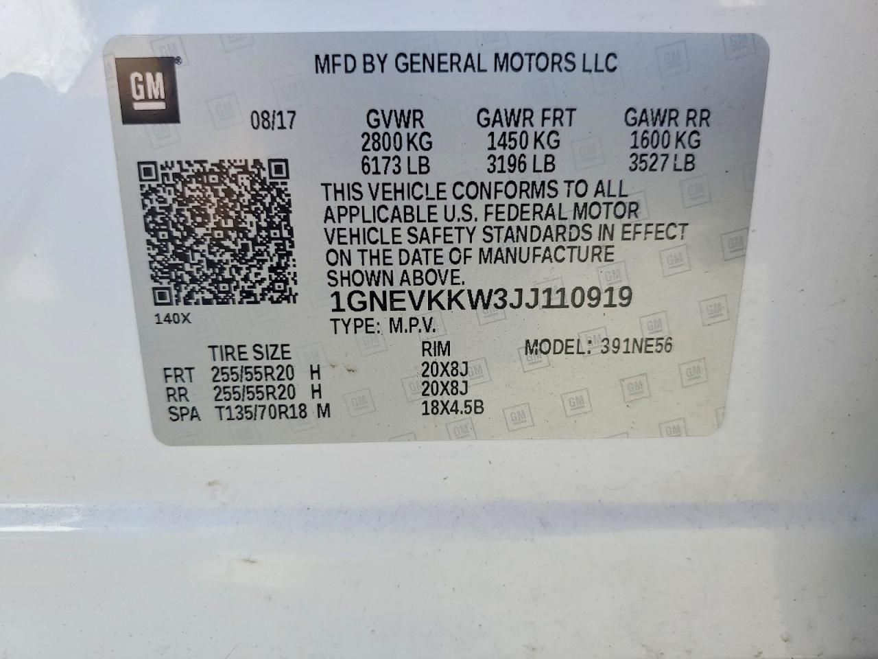 Chevrolet Traverse High Country
