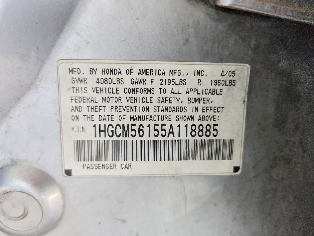 Honda Accord Dx