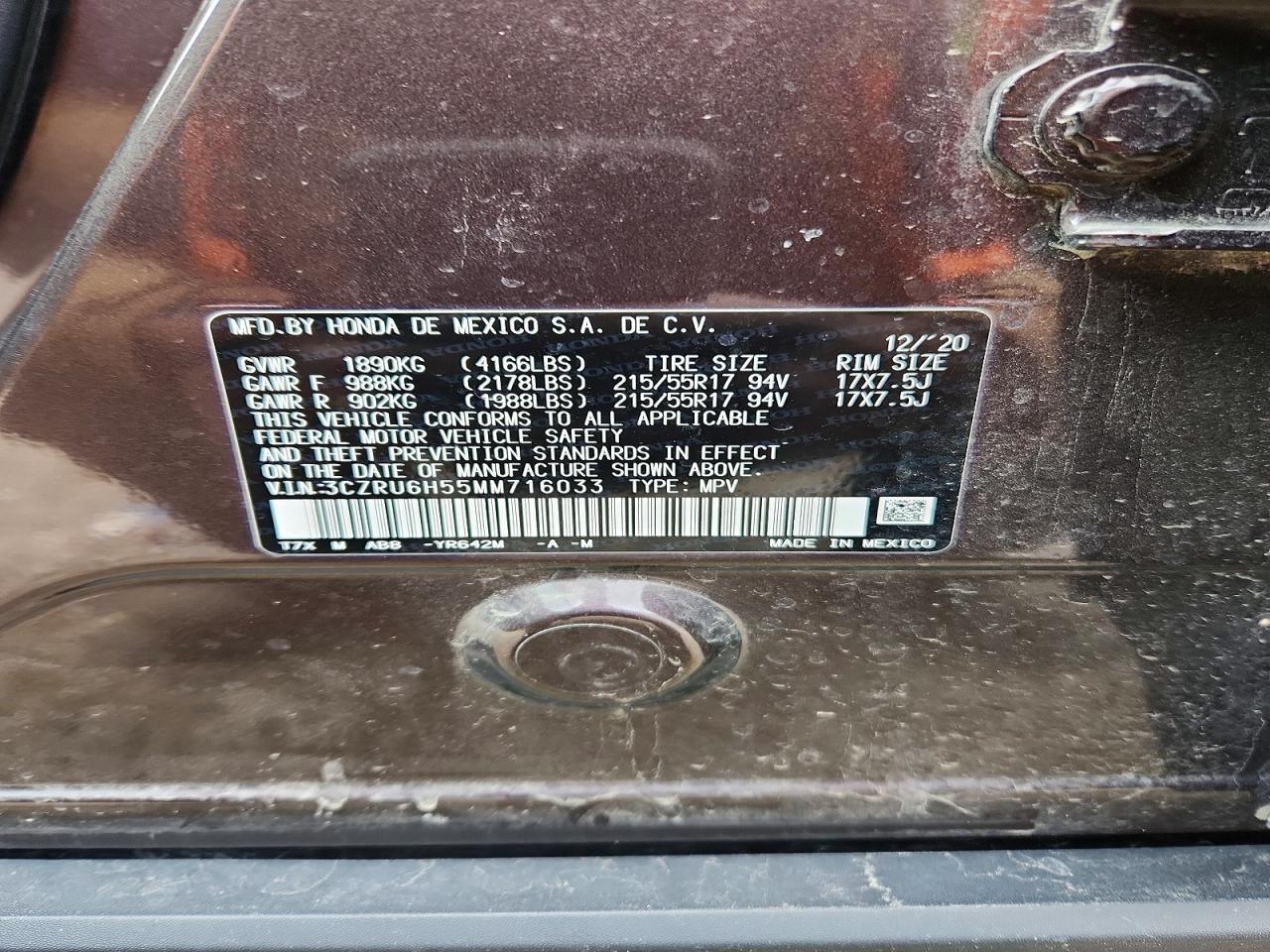 Honda HR-V Ex