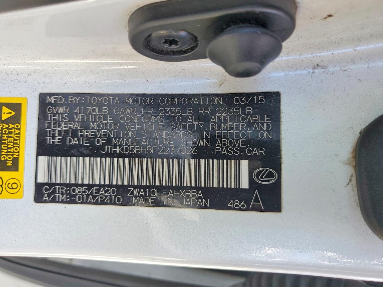 Lexus Ct Base