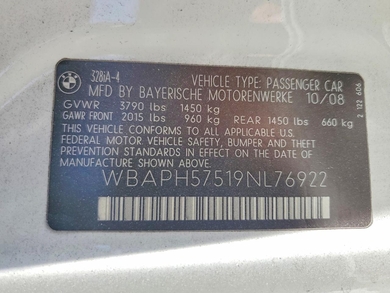 BMW 3 Series I Sulev