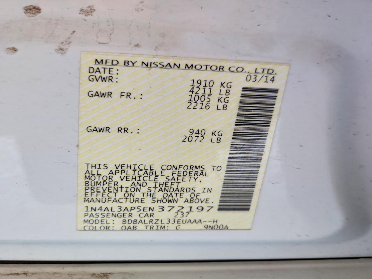 Nissan Altima 2.5 S