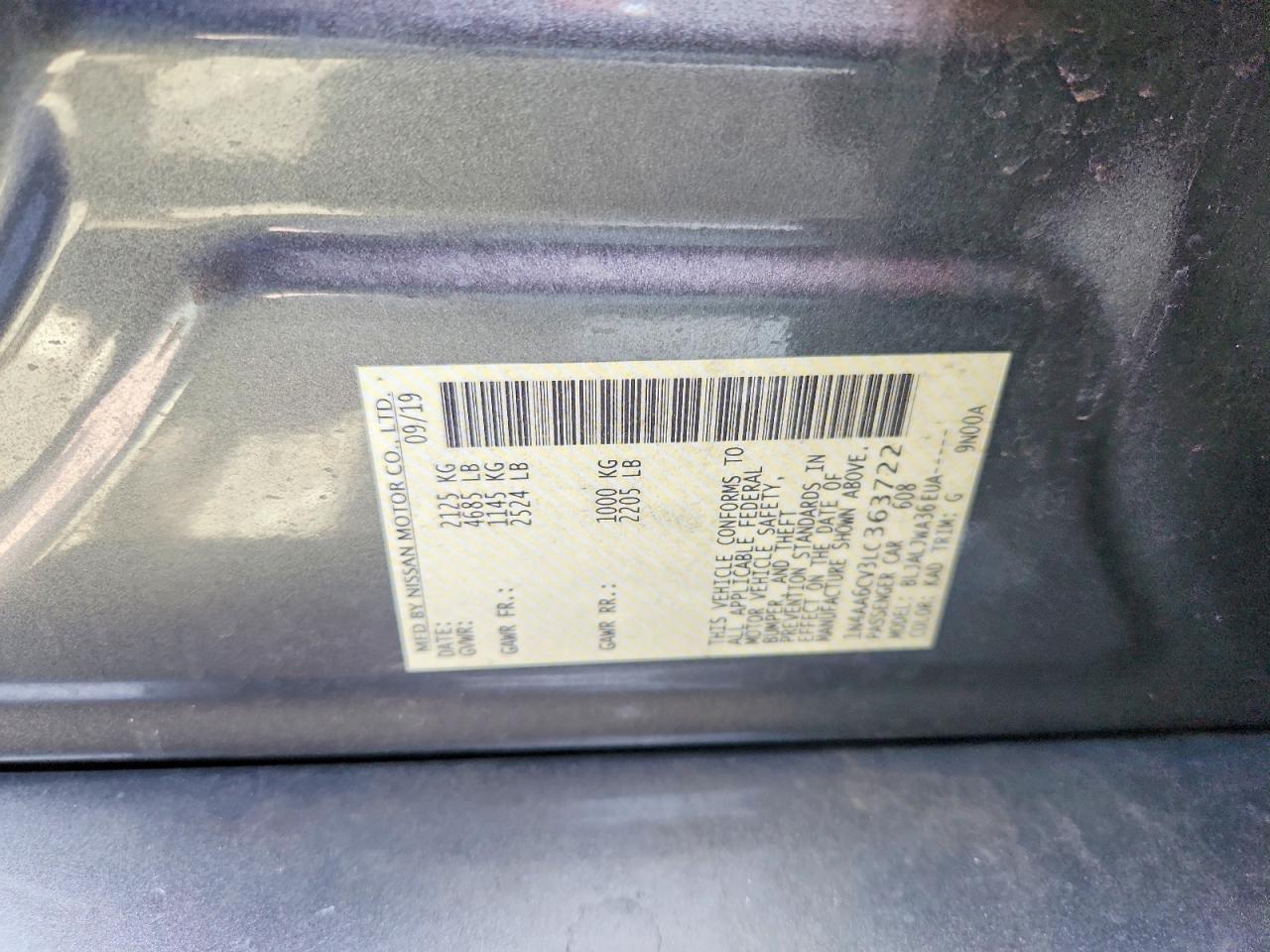 Nissan Maxima Sv