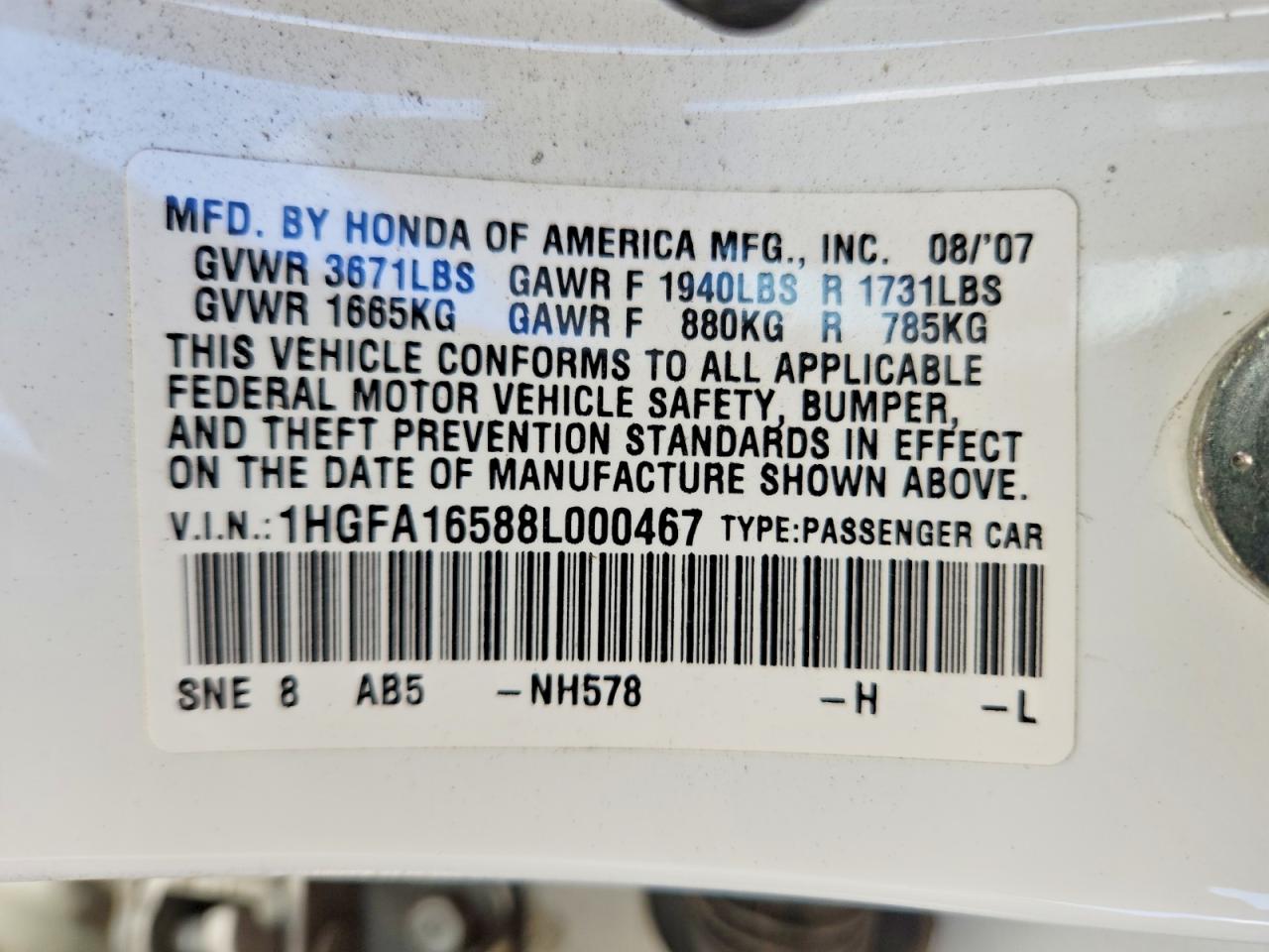 Honda Civic Lx
