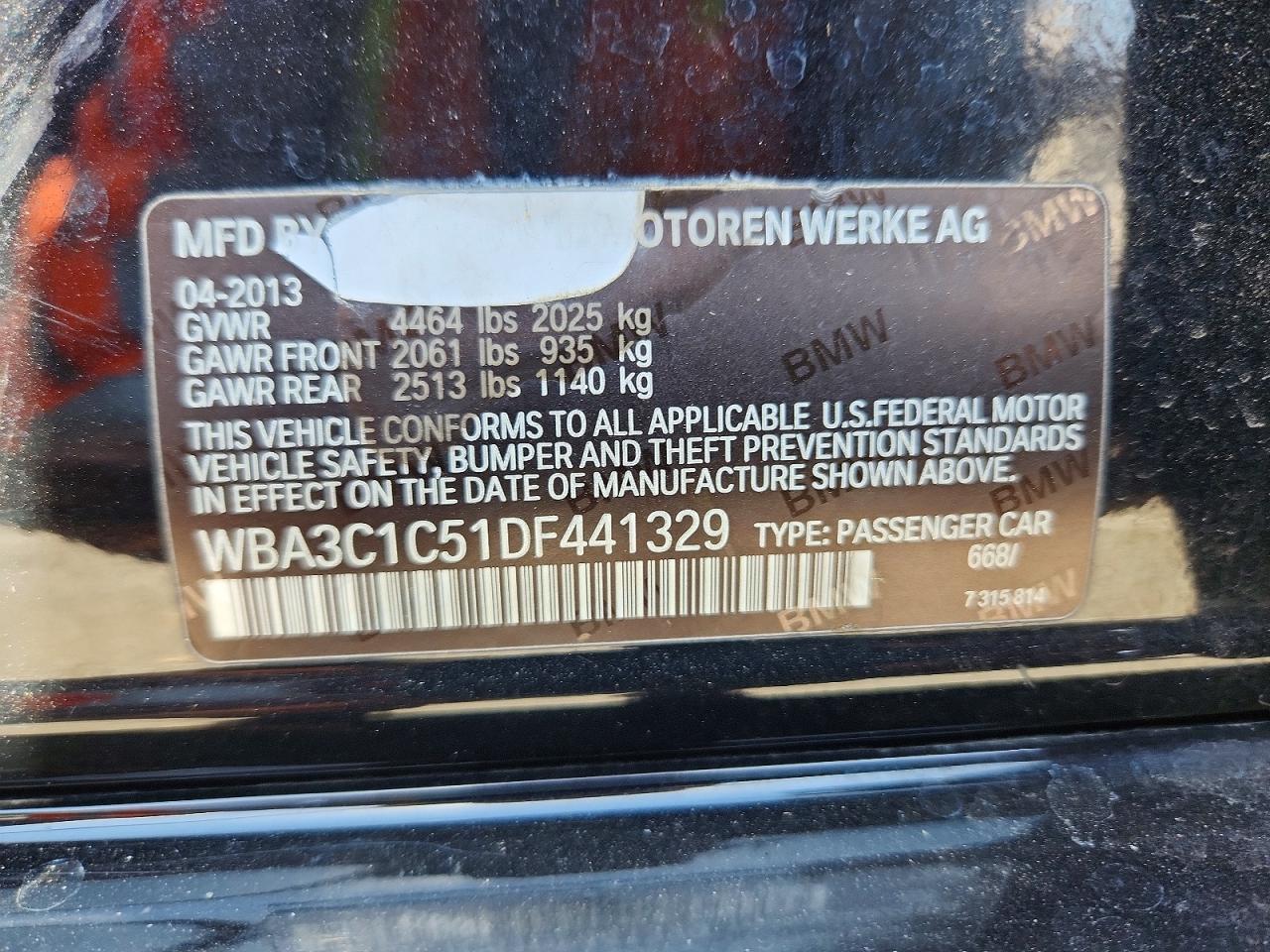 BMW 3 Series I Sulev
