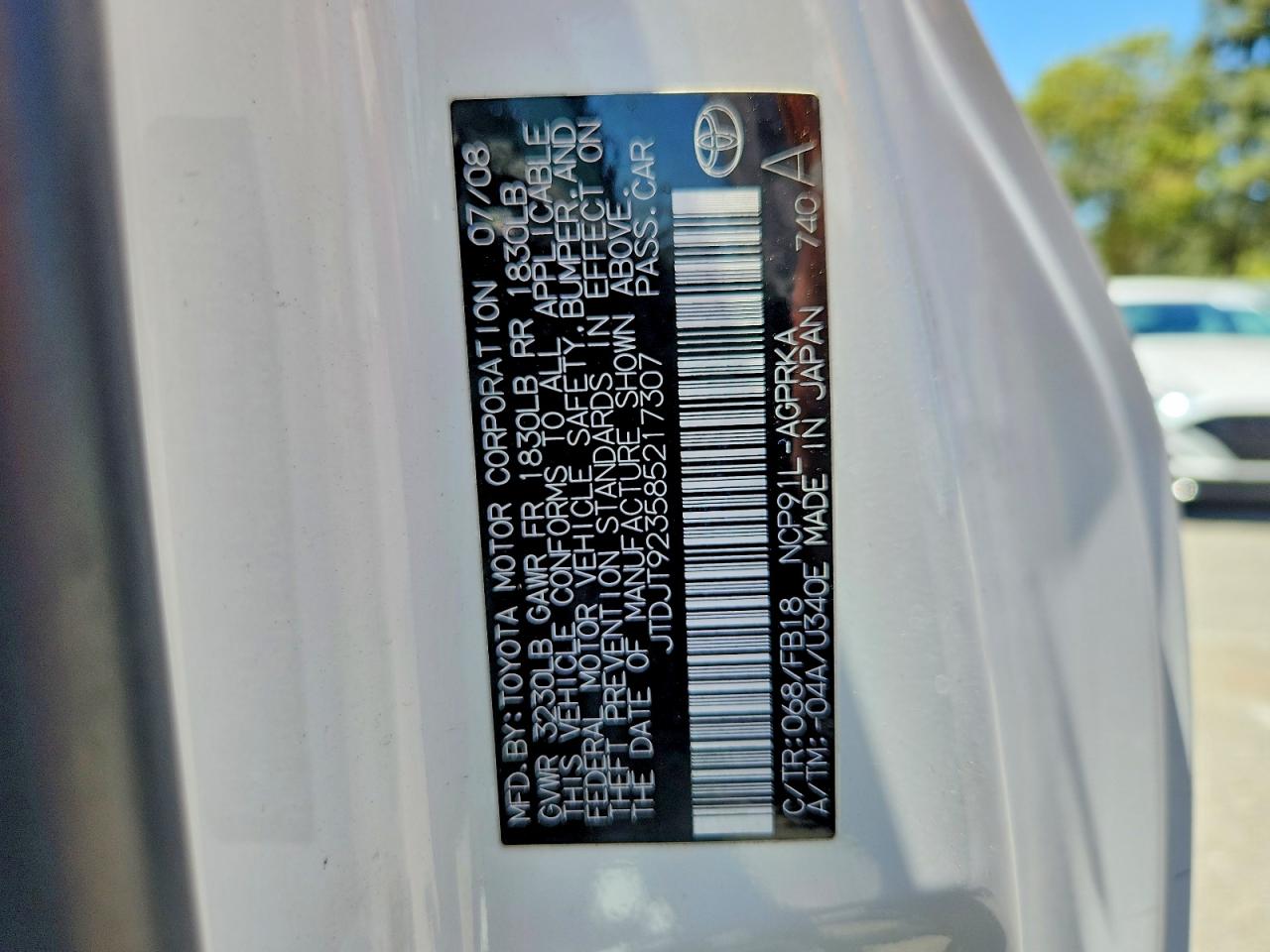 Toyota Yaris Base