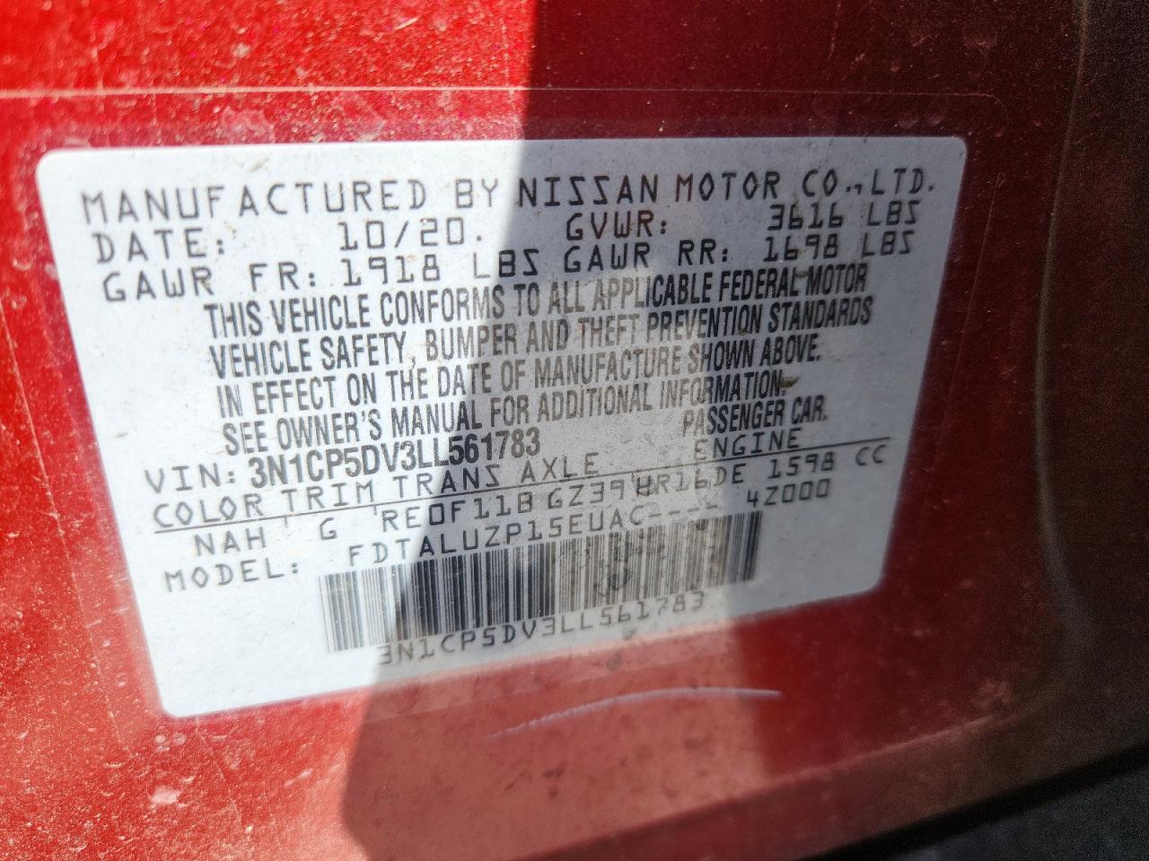 Nissan Kicks Sr