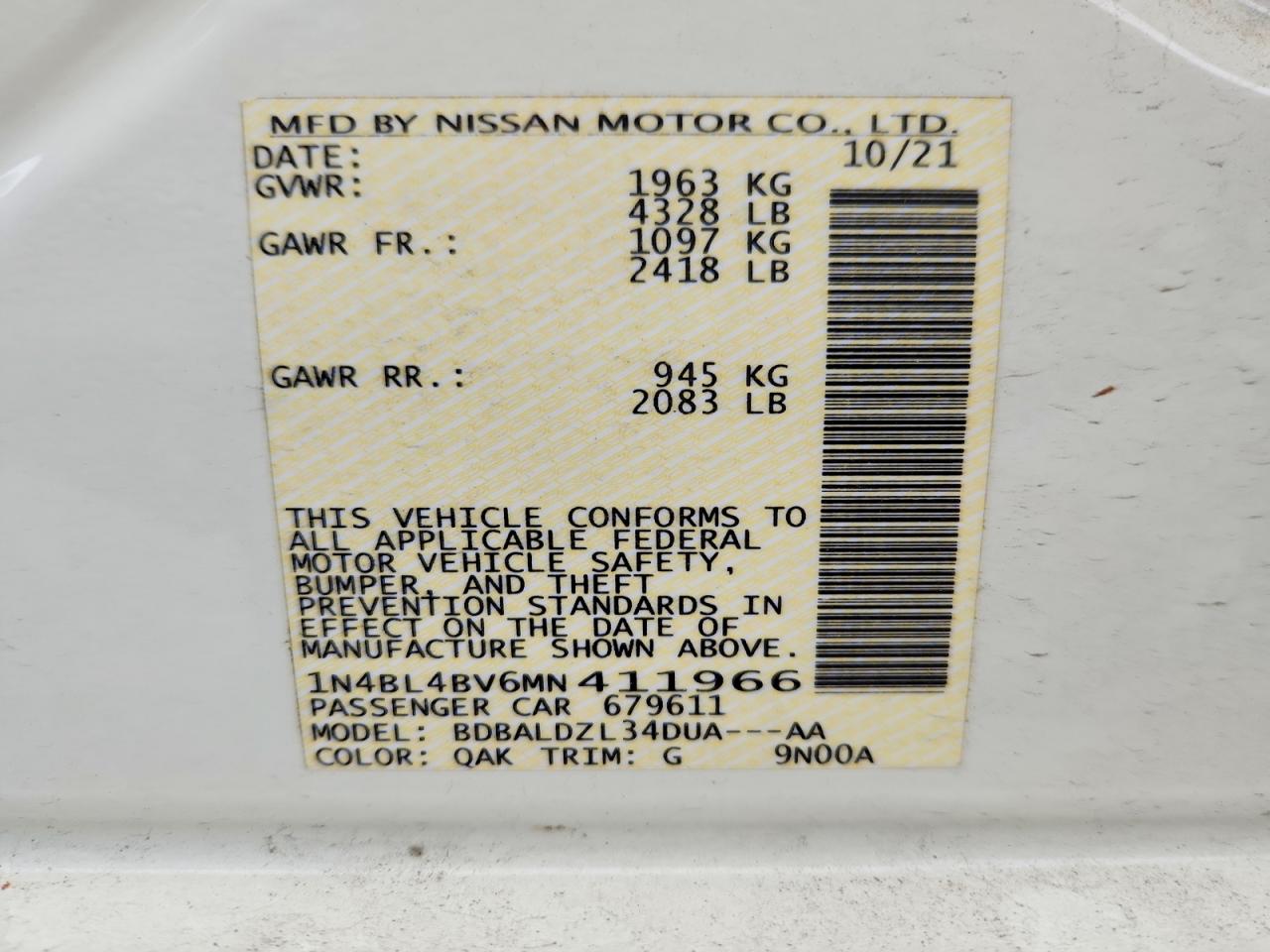 Nissan Altima S