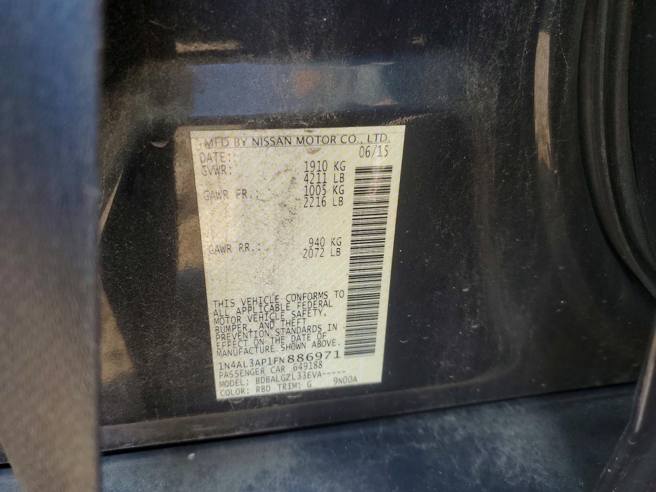 Nissan Altima 2.5 S