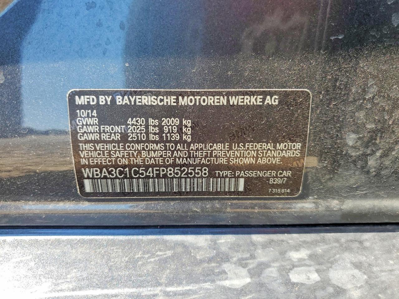 BMW 3 Series I Sulev