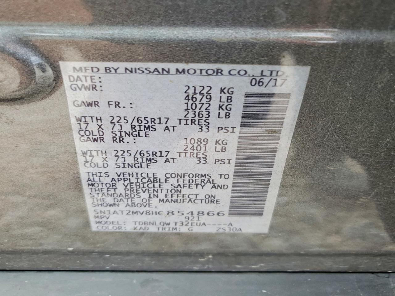 Nissan Rogue Sv