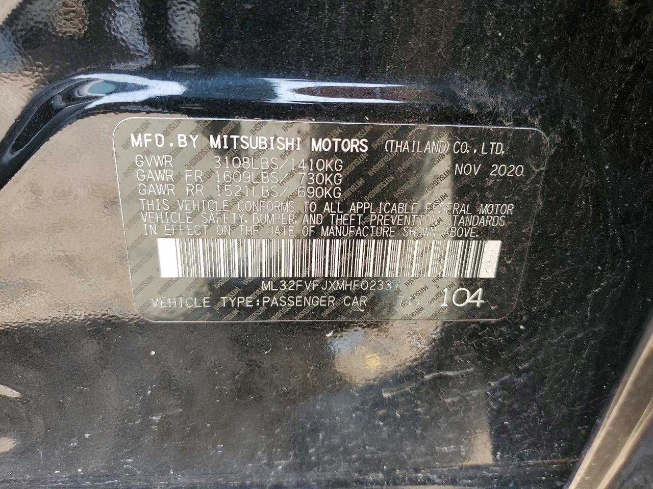 Mitsubishi Mirage G4 Se