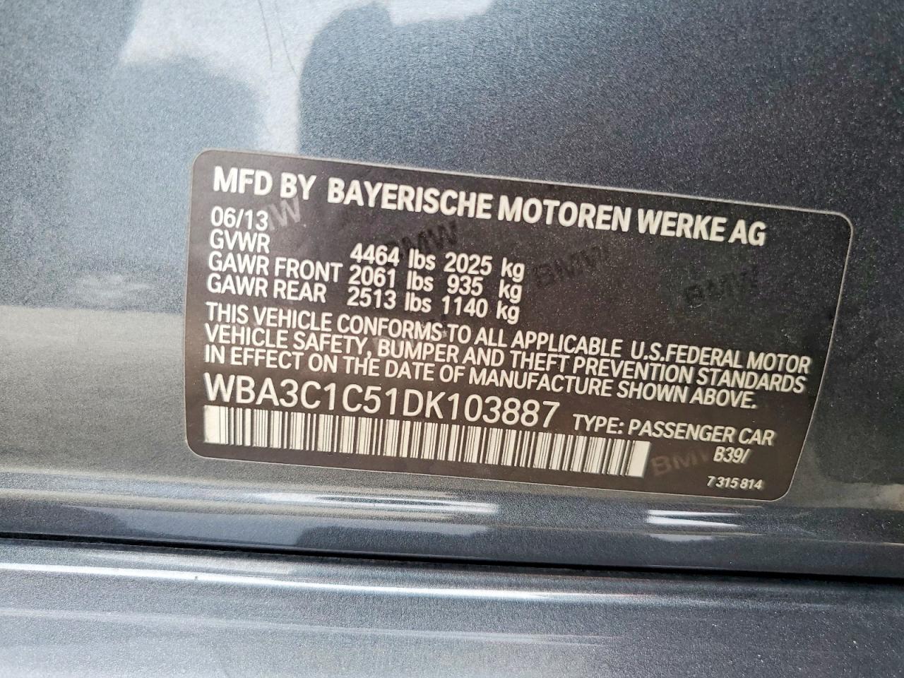 BMW 3 Series I Sulev