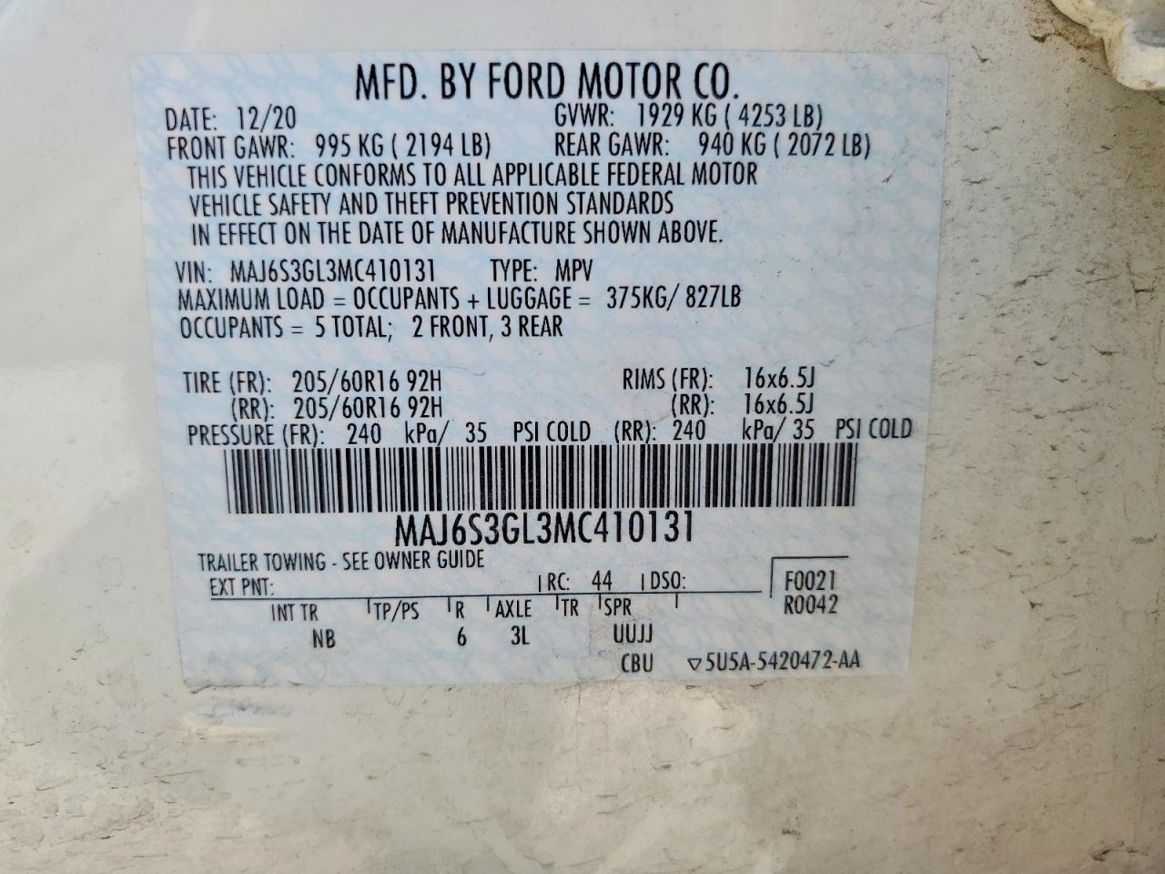 Ford EcoSport Se
