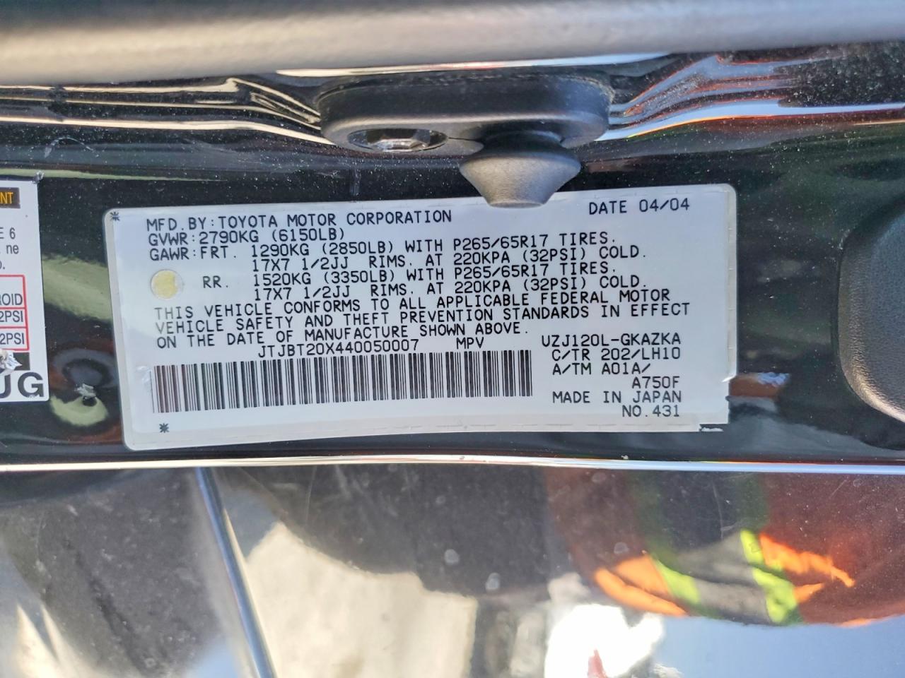 Lexus Gx 470