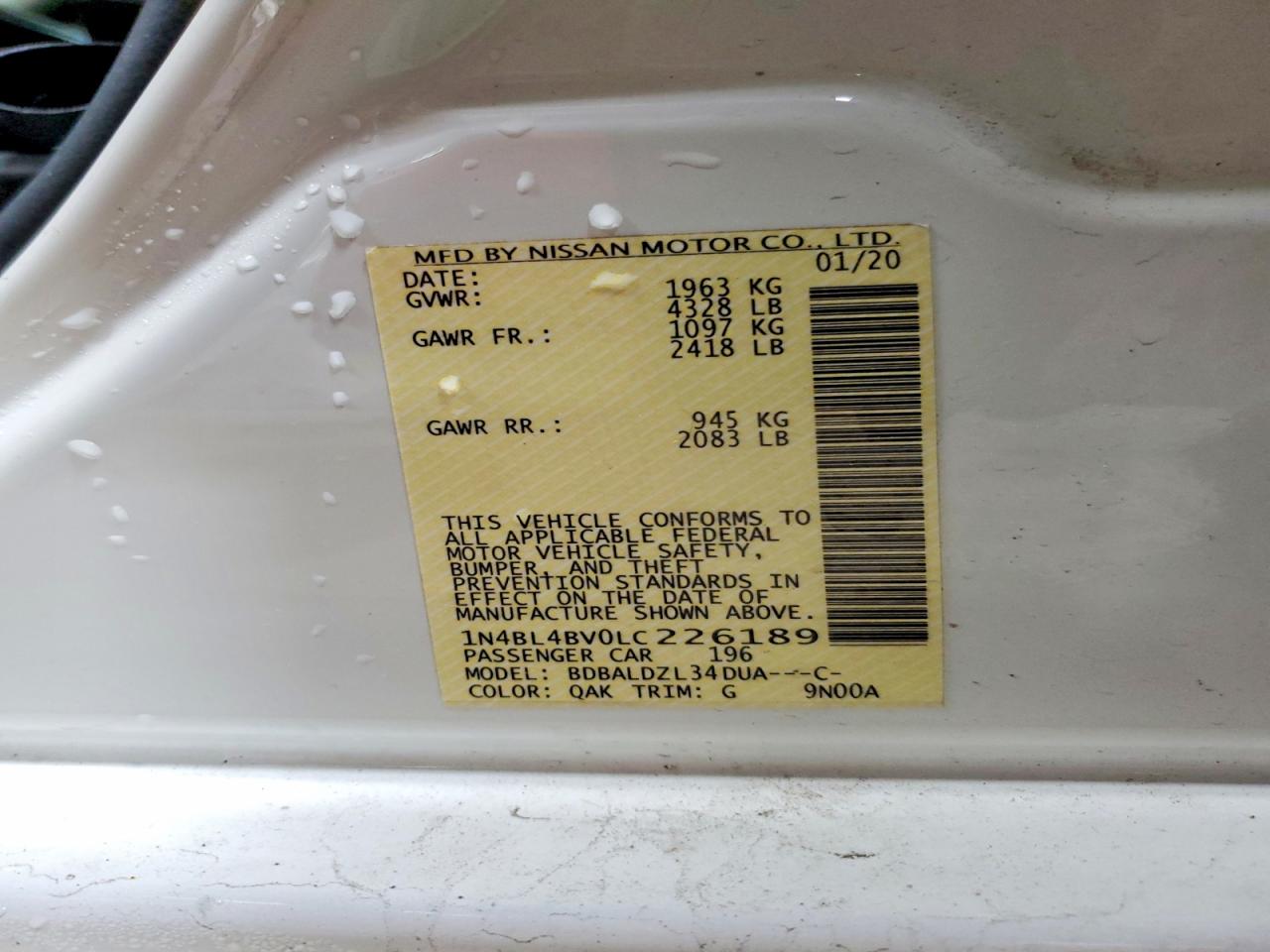 Nissan Altima 2.5 S