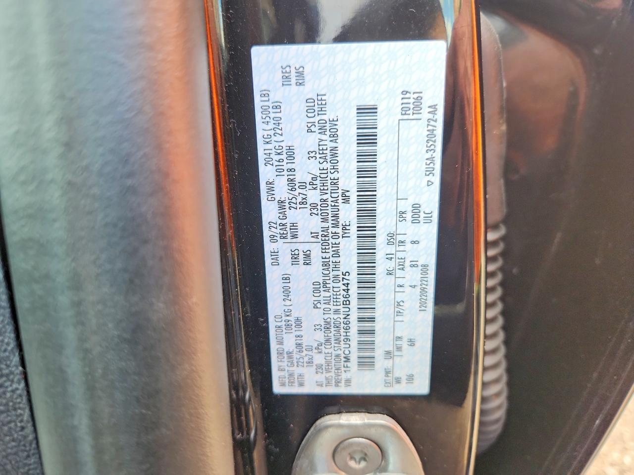 Ford Escape Sel